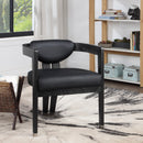  Color_Black -- Meridian Carlyle Dining Chair IMAGE 2