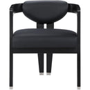  Color_Black -- Meridian Carlyle Dining Chair IMAGE 4