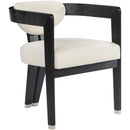  Color_Cream -- Carlyle Cream Vegan Leather Upholstered Dining Chair IMAGE 1