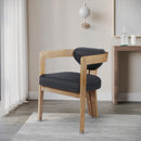  Color_Black -- Meridian Carlyle Dining Chair IMAGE 3