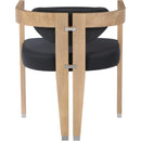  Color_Black -- Meridian Carlyle Dining Chair IMAGE 4