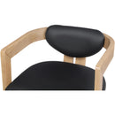  Color_Black -- Meridian Carlyle Dining Chair IMAGE 8