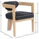  Color_Black -- Meridian Carlyle Dining Chair IMAGE 9