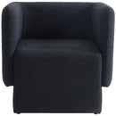  Manufacturer Color_Black -- Meridian Vera Stationary Fabric Accent Chair IMAGE 5