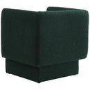  Manufacturer Color_Green -- Vera Green Boucle Fabric Upholstered Accent Chair IMAGE 3
