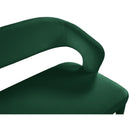  Color_Gold/ Green -- Destiny Green Velvet Upholstered Bench IMAGE 6