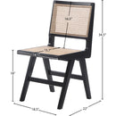  Color_Black -- Meridian Preston Dining Chair IMAGE 8
