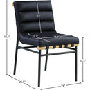  Color_Black -- Meridian Burke Dining Chair IMAGE 7
