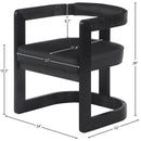  Color_Black -- Meridian Manchester Dining Chair IMAGE 8