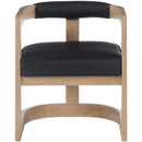  Color_Black -- Meridian Manchester Dining Chair IMAGE 4