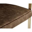  Color_Brown -- Marcello Brown Velvet Upholstered Dining Chair IMAGE 6