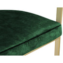  Color_Green -- Marcello Green Velvet Upholstered Dining Chair IMAGE 6
