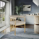  Color_Stone -- Marcello Stone Velvet Upholstered Dining Chair IMAGE 2