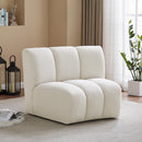  Manufacturer Color_Cream -- Meridian Infinity Stationary Fabric Chair IMAGE 2