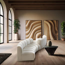  Manufacturer Color_Cream -- Meridian Infinity Fabric 4 pc Sectional IMAGE 2
