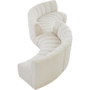  Manufacturer Color_Cream -- Meridian Infinity Fabric 6 pc Sectional IMAGE 6
