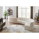  Manufacturer Color_Cream -- Meridian Infinity Fabric 8 pc Sectional IMAGE 2