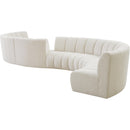  Manufacturer Color_Cream -- Meridian Infinity Fabric 8 pc Sectional IMAGE 3