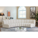  Manufacturer Color_Cream -- Meridian Infinity Fabric 4 pc Sectional IMAGE 2