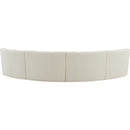  Manufacturer Color_Cream -- Meridian Infinity Fabric 4 pc Sectional IMAGE 4
