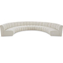  Manufacturer Color_Cream -- Meridian Infinity Fabric 7 pc Sectional IMAGE 1