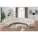  Manufacturer Color_Cream -- Meridian Infinity Fabric 7 pc Sectional IMAGE 2