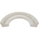  Manufacturer Color_Cream -- Meridian Infinity Fabric 7 pc Sectional IMAGE 6