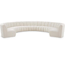  Manufacturer Color_Cream -- Meridian Infinity Fabric 9 pc Sectional IMAGE 1