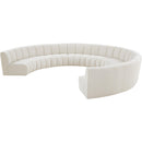  Manufacturer Color_Cream -- Meridian Infinity Fabric 9 pc Sectional IMAGE 3