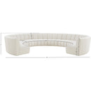  Manufacturer Color_Cream -- Meridian Infinity Fabric 10 pc Sectional IMAGE 11