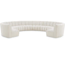  Manufacturer Color_Cream -- Meridian Infinity Fabric 10 pc Sectional IMAGE 1
