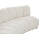  Manufacturer Color_Cream -- Meridian Infinity Fabric 10 pc Sectional IMAGE 9