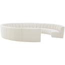  Manufacturer Color_Cream -- Meridian Infinity Fabric 11 pc Sectional IMAGE 3