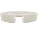  Manufacturer Color_Cream -- Meridian Infinity Fabric 12 pc Sectional IMAGE 1
