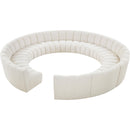  Manufacturer Color_Cream -- Meridian Infinity Fabric 12 pc Sectional IMAGE 3