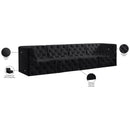  Manufacturer Color_Black -- Meridian Tuft Stationary Fabric Sofa IMAGE 10