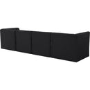  Manufacturer Color_Black -- Meridian Tuft Stationary Fabric Sofa IMAGE 3