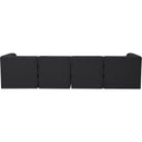  Manufacturer Color_Black -- Meridian Tuft Stationary Fabric Sofa IMAGE 4
