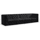  Manufacturer Color_Black -- Meridian Tuft Stationary Fabric Sofa IMAGE 9