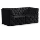  Manufacturer Color_Black -- Meridian Tuft Stationary Fabric Sofa IMAGE 1