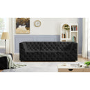  Manufacturer Color_Black -- Meridian Tuft Stationary Fabric Sofa IMAGE 2