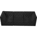  Manufacturer Color_Black -- Meridian Tuft Stationary Fabric Sofa IMAGE 5