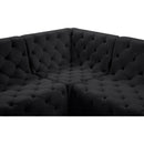  Manufacturer Color_Black -- Meridian Tuft Fabric 4 pc Sectional IMAGE 19