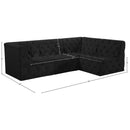  Manufacturer Color_Black -- Meridian Tuft Fabric 4 pc Sectional IMAGE 20