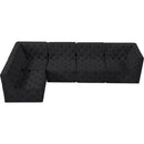  Manufacturer Color_Black -- Meridian Tuft Fabric 5 pc Sectional IMAGE 10