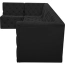  Manufacturer Color_Black -- Meridian Tuft Fabric 5 pc Sectional IMAGE 12