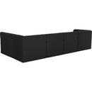  Manufacturer Color_Black -- Meridian Tuft Fabric 5 pc Sectional IMAGE 5