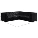  Manufacturer Color_Black -- Meridian Tuft Fabric 5 pc Sectional IMAGE 12