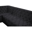  Manufacturer Color_Black -- Meridian Tuft Fabric 6 pc Sectional IMAGE 16