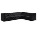  Manufacturer Color_Black -- Meridian Tuft Fabric 6 pc Sectional IMAGE 1